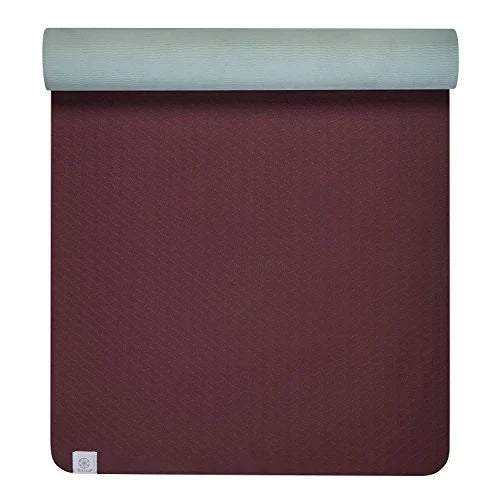 YOGA MAT PERFORMANCE TPE EXERCISE MAT - SANGRIA/LAGOON