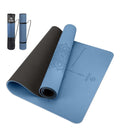 Yoga Mat Non Slip TPE Extra Wide Yoga Mat with Alignment Mark, 72"L x 32"W x 0.3